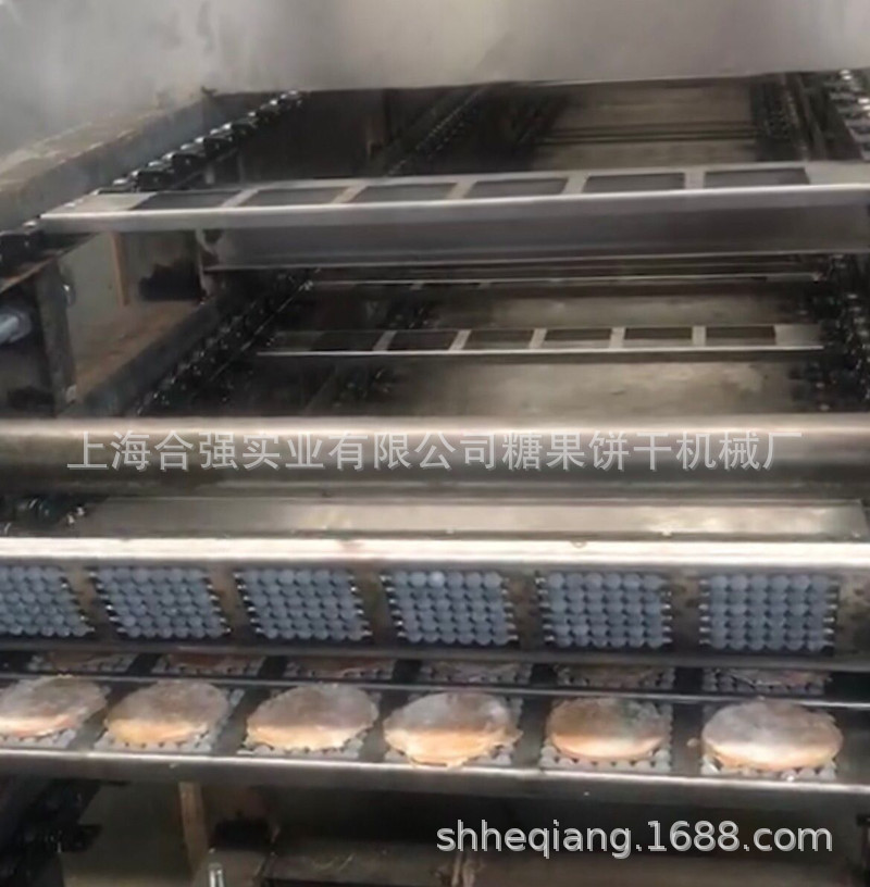 石头饼生产线上海全自动陕西饼石子馍滚切机休闲食品设备厂家
