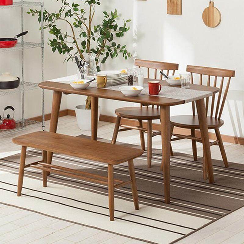 宜得餐利居家具现实代简约餐厅椅子木靠背餐椅/长椅家椅长凳新品