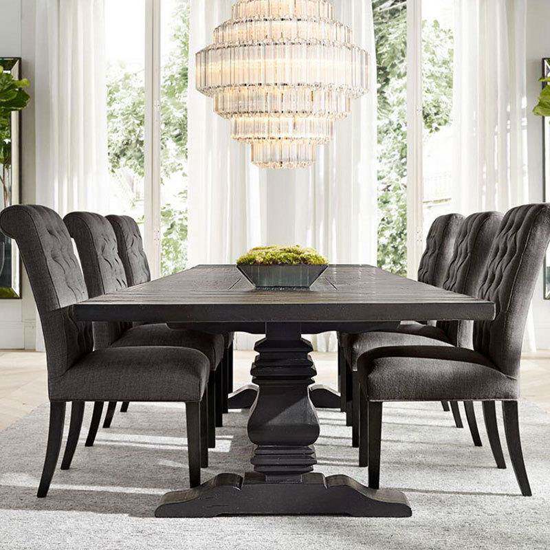 美梅花玻璃棒吊灯六奢角别式墅酒店餐复古华现代厅简约客61厅灯