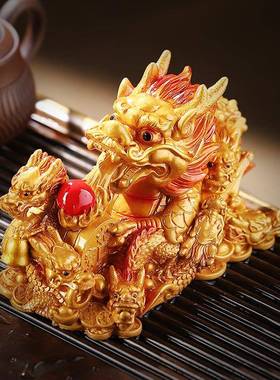 遇WVR具水变色龙宠摆件茶玩茶从宠功夫茶茶零配件茶盘茶桌装饰九