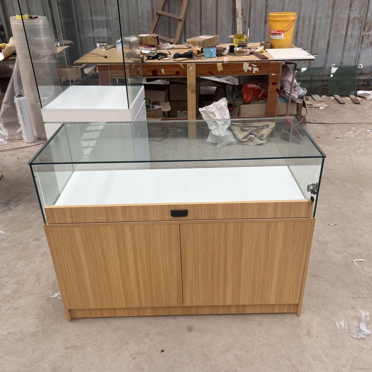 玻璃展示柜博物馆展示柜纪念馆商用摆摊柜超市产品展示柜台定制