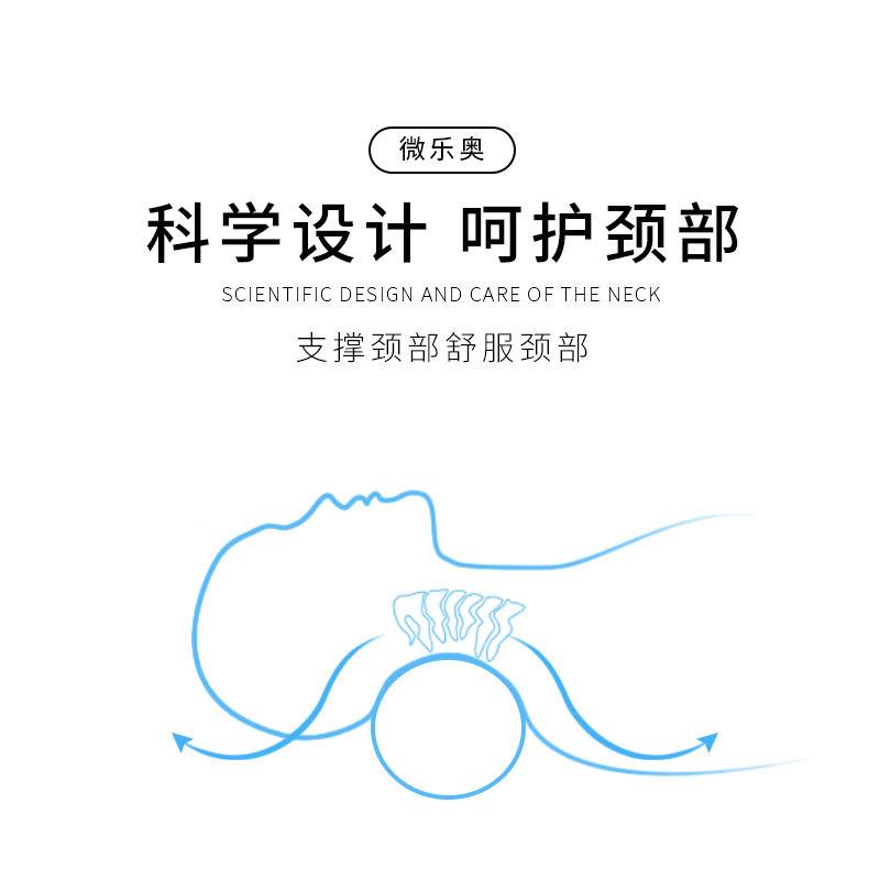 圆柱颈椎枕ML-yzz29天0然胶29*1cm便携短护颈脖子旅颈椎乳行飞机