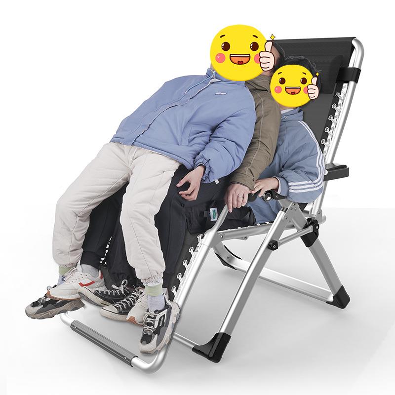 成人折叠午躺椅滩床办公沙室PQH午睡椅家用可折叠椅休子懒人靠背