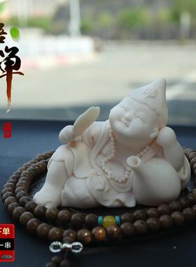 七珍陶瓷汽车摆件创29935意可公爱车载上车车内活佛济佛像装饰用