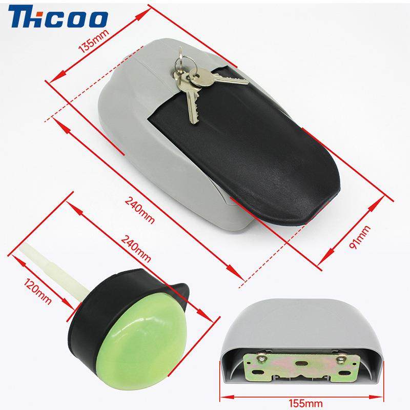 斯科冷库门1199锁凸门把半埋门锁冰库冻库塑1料拉手9烘箱烤箱手锁