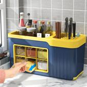 多功能调料盒厨置架收刀架调物料收纳架调味罐收纳盒厨房纳LUA昌