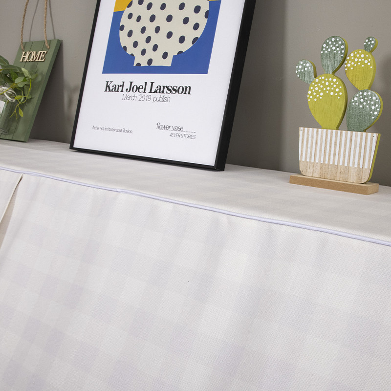 北欧简约钢琴罩防尘n套现代新款半罩钢琴盖布公主风防尘罩套子盖