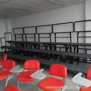 1学校合唱叠团表用移390动折合带轮合唱台阶弧形包地毯阶梯台影演