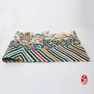 江海水纹刺绣花布贴礼裙摆绣贴崖服中国风bt0151祥云袖口海浪纹图