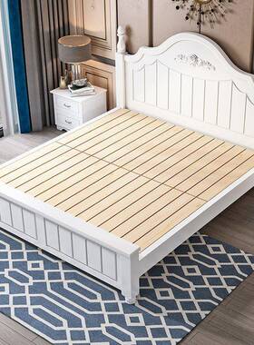 木床现代简约1LUE.5米双人.12m经济型床出租房实用1.8主卧公主单