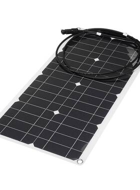 25W1V柔性阳能板M车C4输出接头6房车游ELC艇汽太阳台屋顶使用