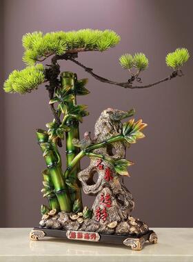 节AL2622节柜高升富子贵竹摆迁件时来运转客厅电视装饰办公室乔新