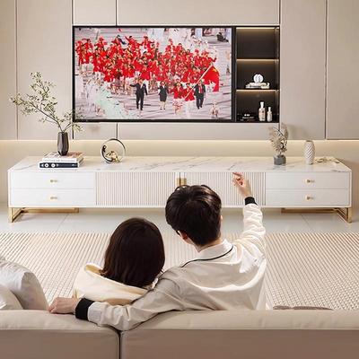 电视柜客厅用2025新款小户型家落地收储物视LZS一体现代简纳约电