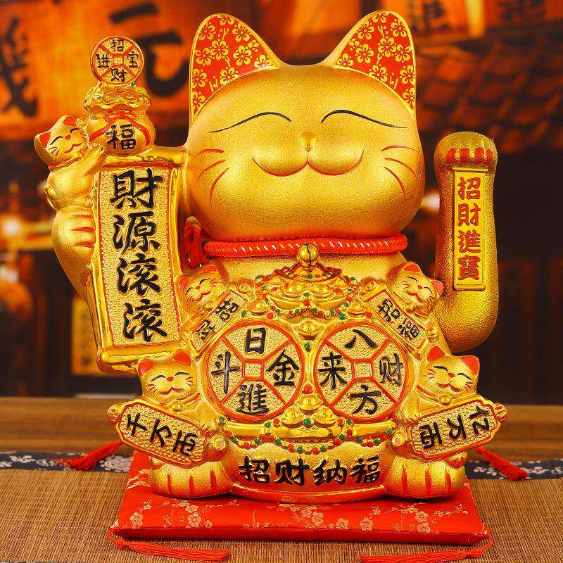 新款招陶瓷财猫业礼品电动摆摇手手开NAS摆件