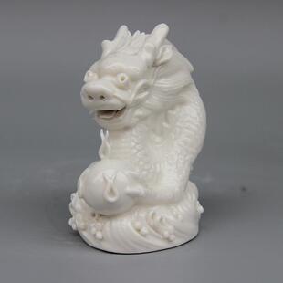 代白色瓷工艺礼品陶号十二ZOL生肖陶瓷小摆件家居客厅装 饰陶瓷摆