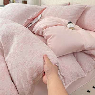 三层纱全棉四件套纯棉2025新款床单被套罩学生宿舍床上三件套床品