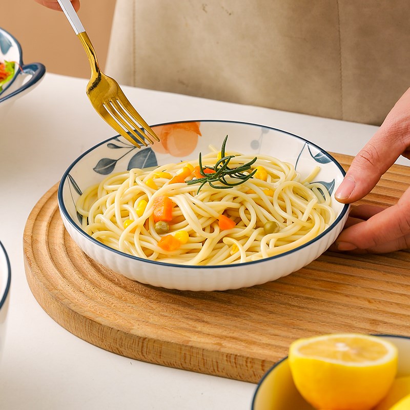 2023新款碗碟套装家r用小清新陶瓷餐具日式碗筷盘子乔迁高级感碗