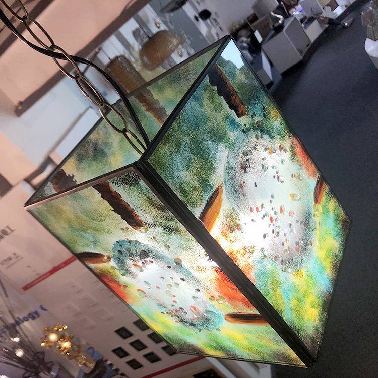 厂家直供特色美酒吧手厅工复古吊灯式餐厅灯咖啡装JL148玄饰关灯