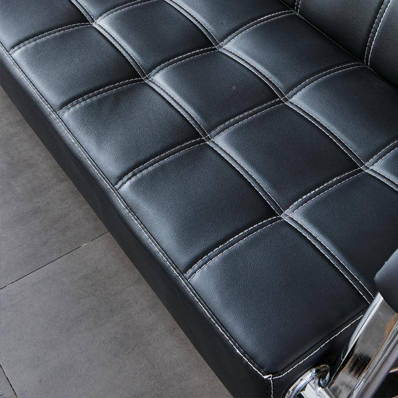 特价公沙发茶简办约现代商务接待客三人位办公室沙HD-801发几厂会