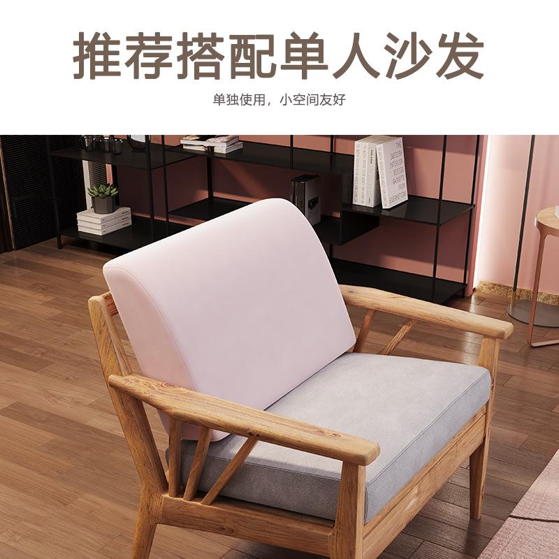 高沙发靠枕客厅密度绵实大木腰靠后海背坐垫SFKB靠背舒适透气