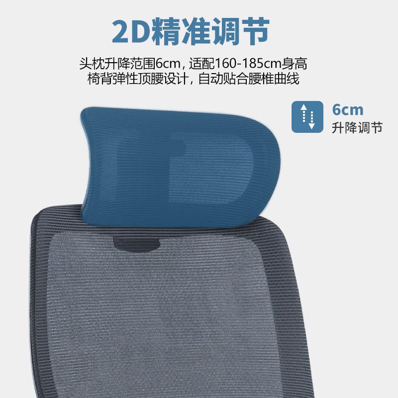 米达办公电脑椅舒适家852系列椅办公室职合员会议工位座椅用靠背