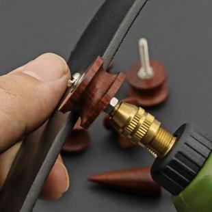 七件红檀木d磨头JF iy手工皮革电动打磨光封边处抛理工套 21110装