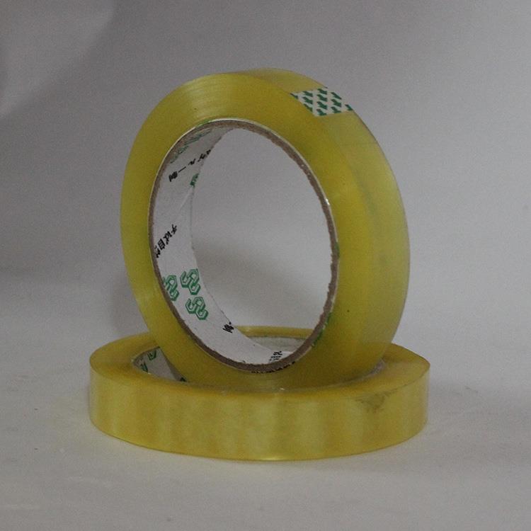 宽1粘2mm1mm4mm20特粘型大2芯胶布捆扎贴8文具透ASD明小胶带