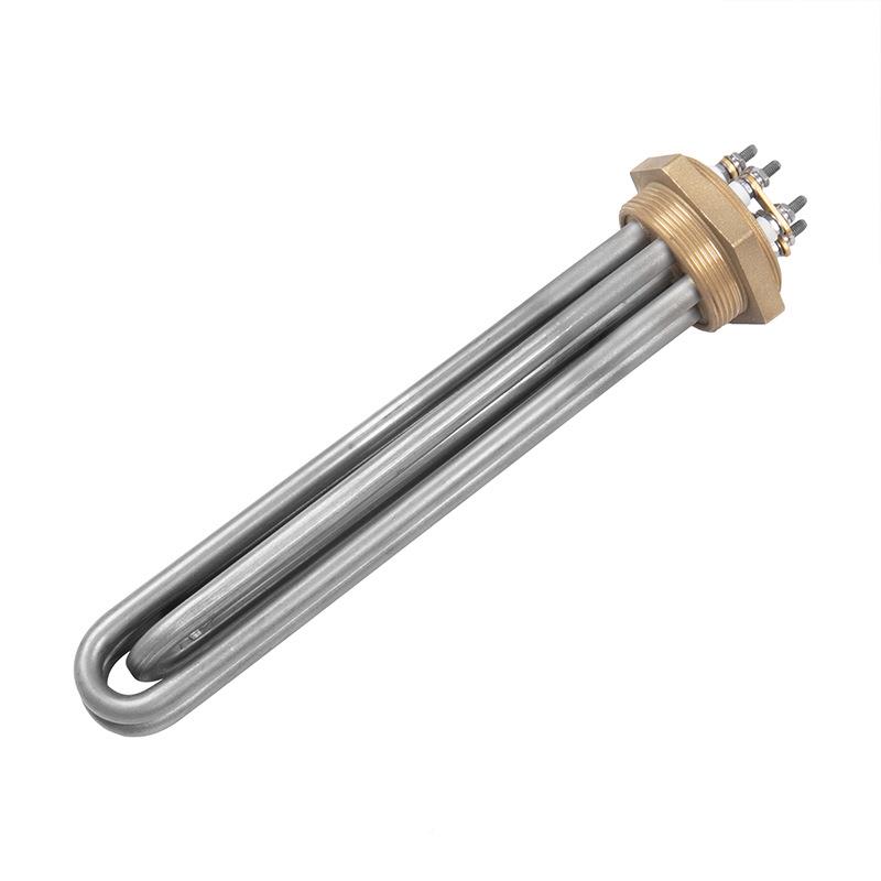 厂家直销螺纹220V2KW法兰3水箱电加热管04不锈热钢工业炉加热电水