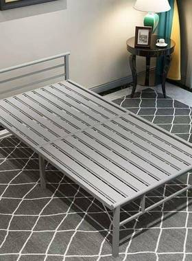 折叠床单809010人神家简易床铁架睡觉器宿舍午休用出小床租屋留宿