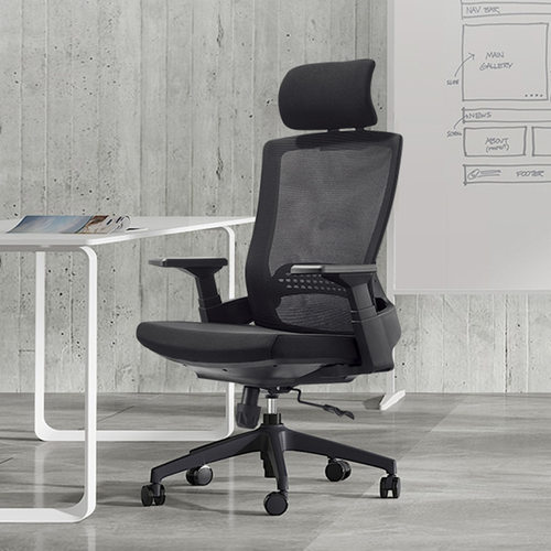 可旋转升降网布办公椅护腰靠背职员F椅办公室电脑椅透气员工座椅