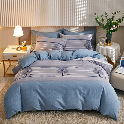 冬季保暖加厚磨毛全棉被套单件纯棉被罩双人200x230Qcm2.2x2.4米