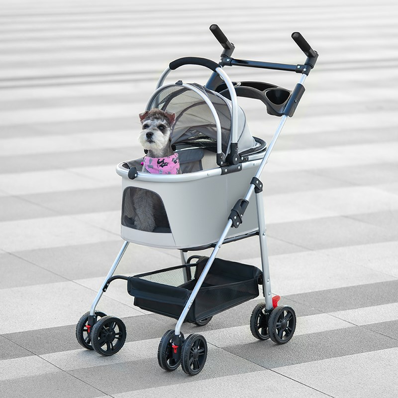 2025宠物推车外出轻便可折叠包分离代步中小型手推车猫咪狗狗推车