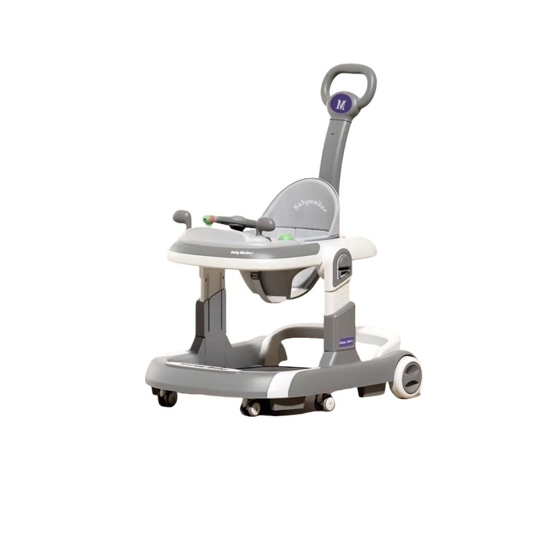 宝宝可坐手推车 防o型腿学步车多功能婴儿防侧翻助步车儿童餐桌车