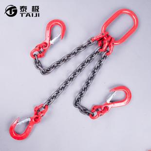 G80级高强锰钢起链条索具成套组合吊具成套重链条吊索吊度车行车