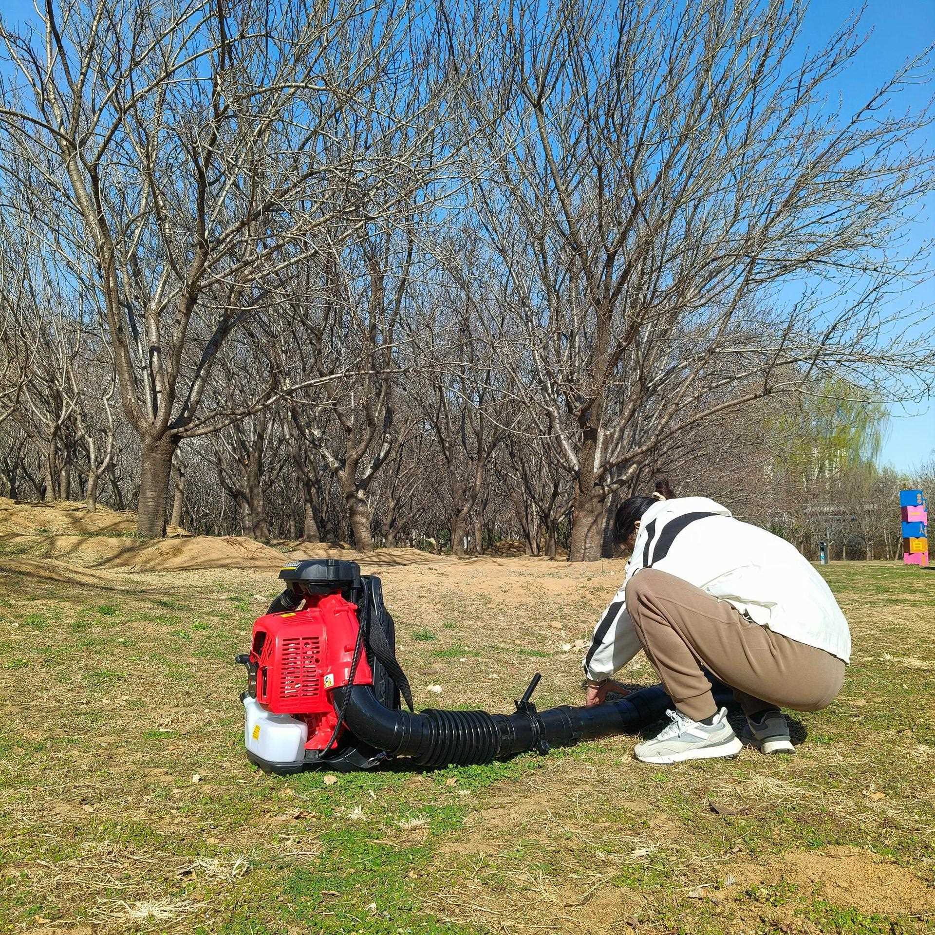工地尘风汽吹除机园林道路马路吹雪机落叶DCI油焊渣风力灭火机