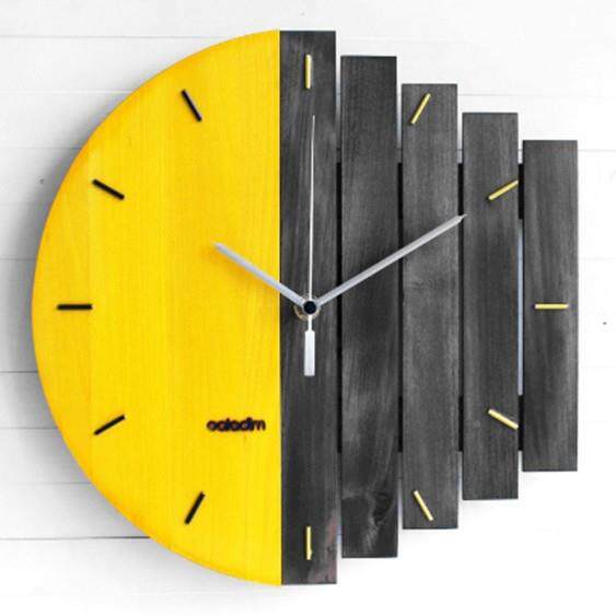 抽工象钟风田园乡村创意大挂钟XYY客厅卧室墙面个性木制钟业石英