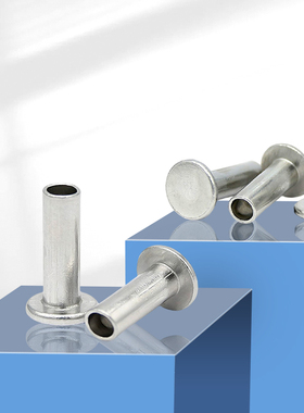 GB875平头半空心铆钉半空心铝铆钉22.53X45平头铆钉