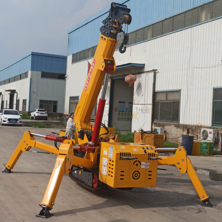 厂家现折叠式型小履带吊小型吊微机遥货控伸手臂可移动RVQ式小型