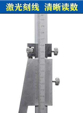 上海泸高度高度计游标m尺高度卡工尺划线尺0-200-300224-500-600m