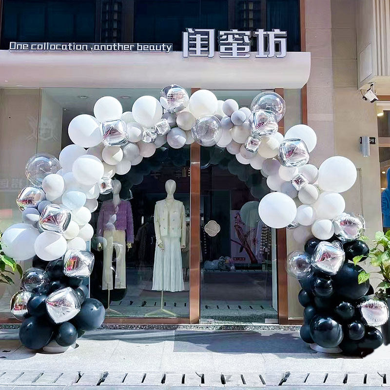 气球拱门开业门口支架装饰酒店婚礼生日室外场景布置X店铺活动用