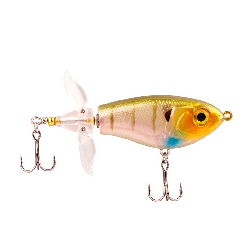 双浆叶拖拉机路亚饵水面系硬饵噪音泳饵9克65mm远投鲈鱼夜钓翘嘴