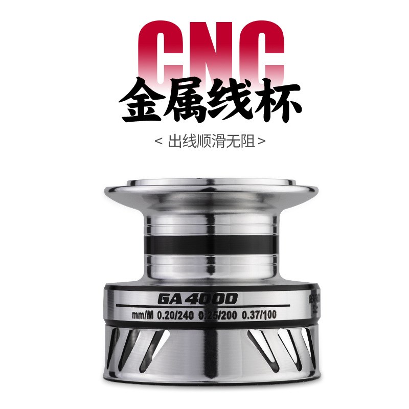 全金属渔轮纺车轮金属摇臂鱼线轮海竿轮路亚轮鱼轮线杯微物远投轮