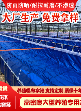 养殖帆布水池大棚鱼池加厚刀刮布水池水蛭龙虾对虾锦鲤Z鱼水箱养