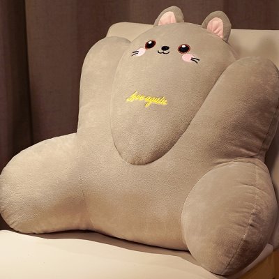 座椅靠垫办公室神器腰靠抱枕被子两用毯子二合一久坐护腰靠枕靠背