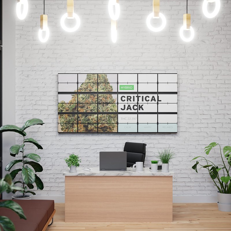 公司店铺展会背景墙门头机械自动翻转页牌矩阵广告招牌设计定做制