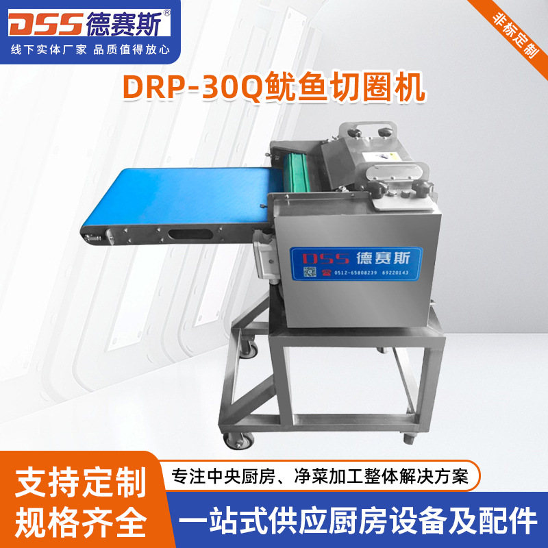厂家供应DRP-30Q 供应海鲜鱿鱼切圈机切条机非标可定