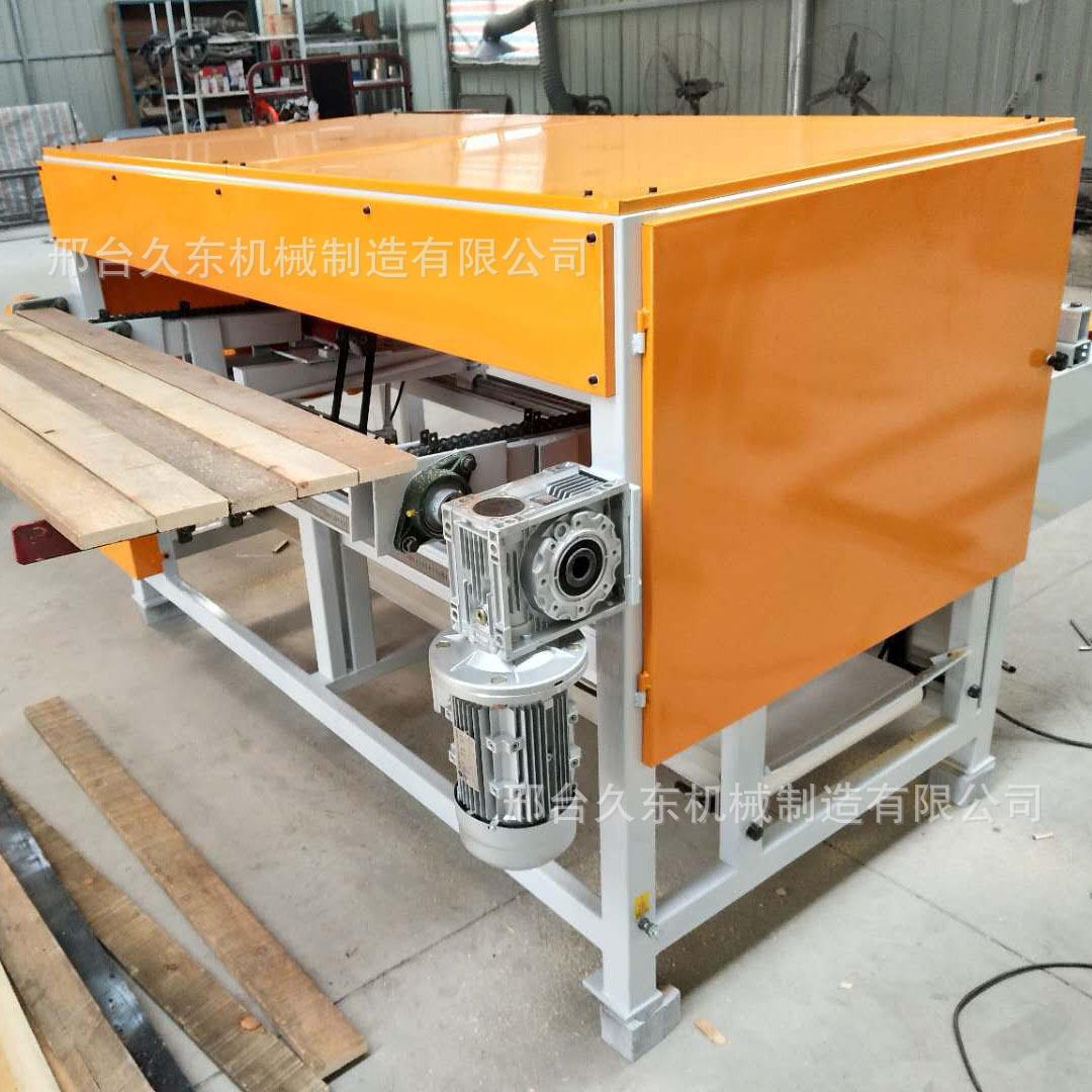 自动双端齐头锯数控双头截断锯溜边锯木工断料机齐头修边台式锯