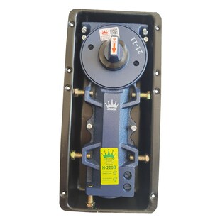 地弹簧玻璃门配件 双定位H-220B通用无框有框铝合金门地弹璜