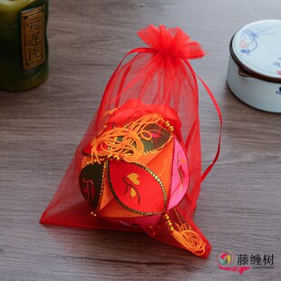 2TOE绣球广西壮族靖西旧州特产纯手工民族工艺品刺绣婚庆送礼