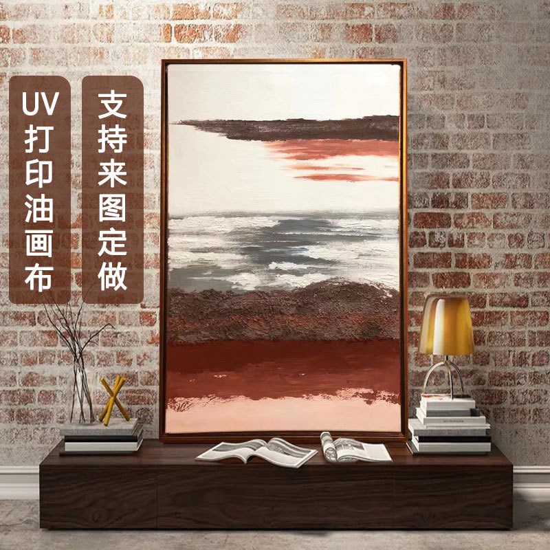 油画外框框免装裱带画布打印丙烯含布大尺寸裱框空白绘画画框